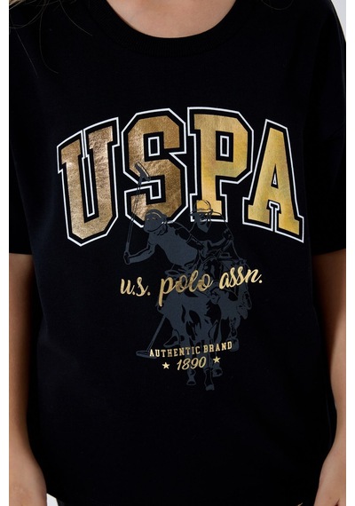 U.s. Polo Assn. Kız Çocuk Siyah Pijama Takım Siyah