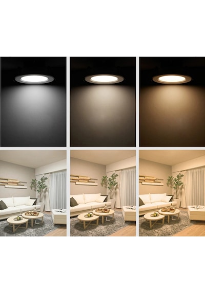 Cata 18 Watt Panel Led CT-5129 Beyaz Işık Siyah Kasa