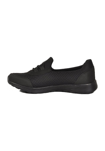 Walkway Siyah Fileli Hafif Esnek Kolay Giyilebilir Kadın Casual Ayakkabı 575 G