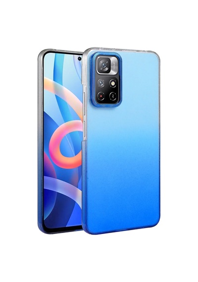 Uryport Xiaomi Redmi Note 11 Pro Glossy Kapak - Mavi