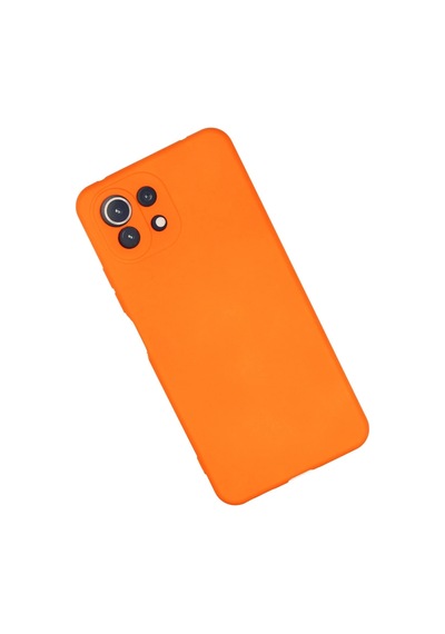Cosmotex Newface Xiaomi Mi 11 Lite Kılıf Nano İçi Kadife Silikon - Turuncu