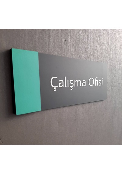 Baby Series Çalışma Ofisi Kapı Isimliği