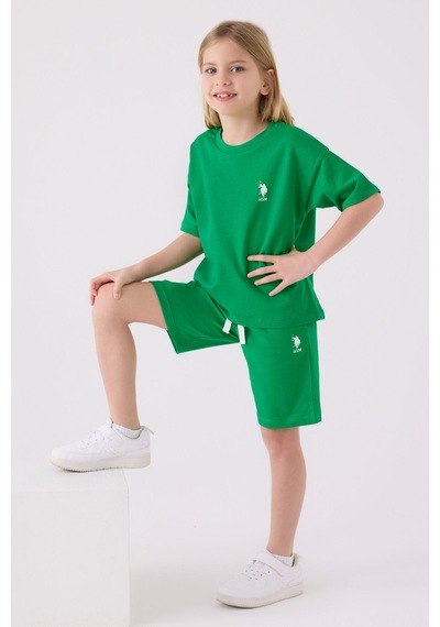 U.S. Polo Assn. U.s. Polo Assn Kız Çocuk Elma Yeşili Bermuda Takım 5274-43563 Yeşil U.S. Polo Assn. U.s. Polo Assn Kız Çocuk Elma Yeşili Bermuda Takım 5274-43563 Yeşil