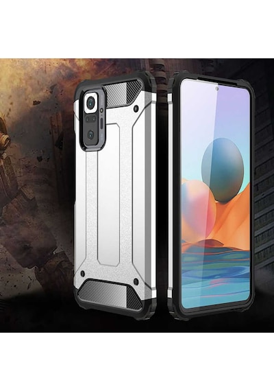 Xiaomi Redmi Note 10 Pro - Kilif Darbe Önleyici Zirh Tank Kapak