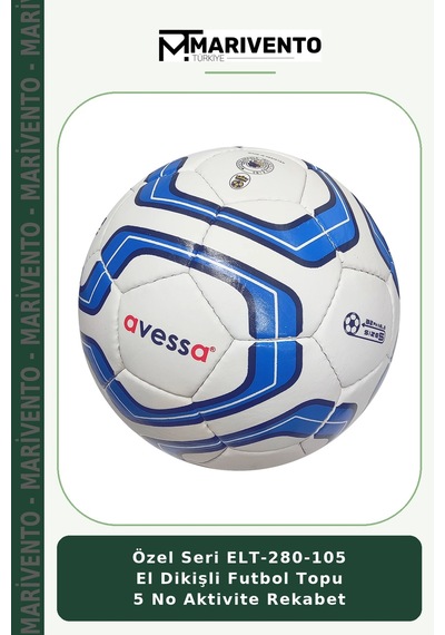 Özel Seri Elt-280-105 El Dikişli Futbol Topu 5 No Aktivite Rekabet Çok Renkli