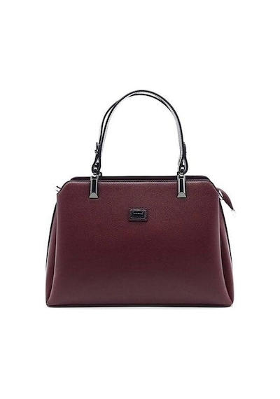 Silver Polo Sp972 Kadın El Çantası Düz Bordo-bordo