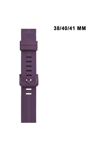 Apple Watch Uyumlu Watch 3 4 5 6 7 8 9 Se Serileri 38 40 41mm Kordon Kayış Silikon Mt86