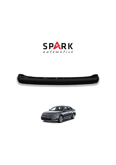 Volkswagen Passat 2015- Yılı Ve Sonrası Uyumlu Arka Tampon Eşiği Parlak Siyah