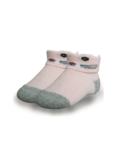 Bibaby Biorganic Cunning Havlu Çorap 68375 Pembe