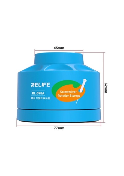 Relife Rl-078a 360 Dönebilen Onarım Aracı Depolama Rafı 14 Delikli Saklama Kutusu