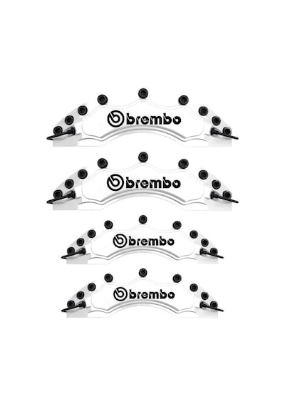 Egea Uyumlu Brembo Beyaz Kaliper Kapağı 4 Parça Ön Arka Set