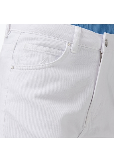 Nautica Kadın Beyaz Straight Fit Pantolon Düz 55p710t Beyaz