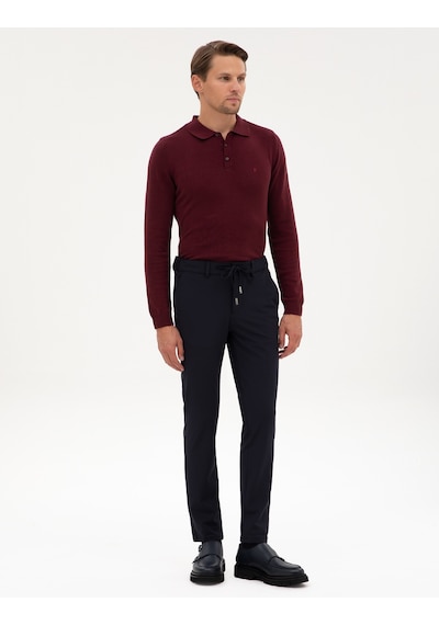 Pierre Cardin Erkek Lacivert Pantolon Kanvas-chino 50317281-vr033