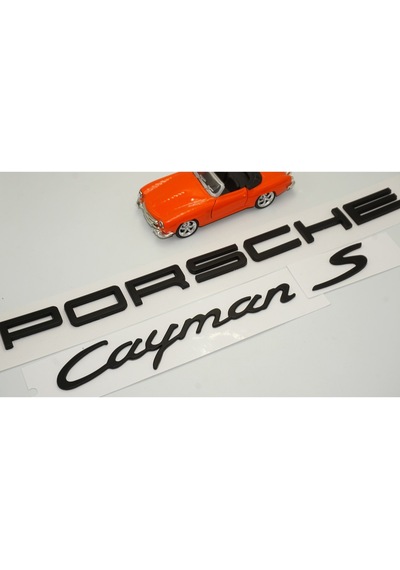 Porsche Cayman S Bagaj 3M 3D Abs Yazı Logo Amblem Seti (549184605)