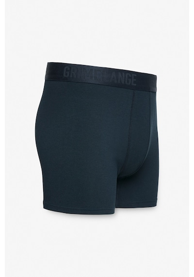 Grimelange KONSTA Erkek Trunk 5'li Paket Pamuklu Likralı Esnek Kumaş Siyah / Lacivert / Grimelanj Boxer