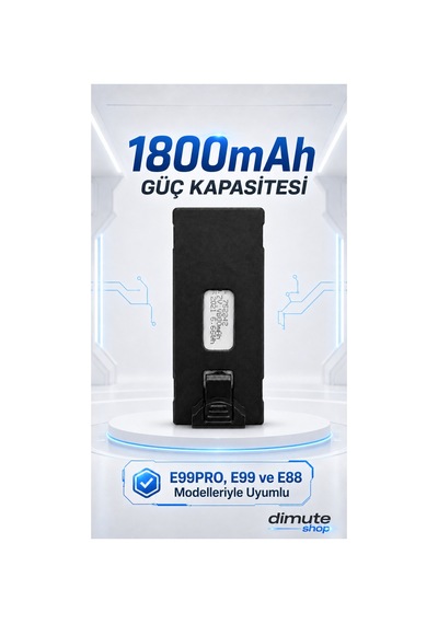 E99pro E99 E88 Drone Bataryası 1800mah - 906411294