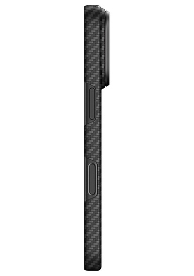 Apple iPhone Uyumlu 18 Pro Max Kılıf M-safe 1500d Aramid Lens Korumalı Amazingthing Titan Max Karbon Kapak Siyah