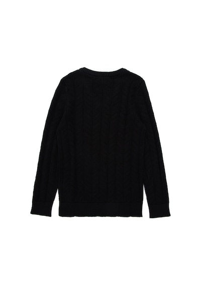 U.S. Polo Assn. Erkek Çocuk Siyah Basic V Yaka Kazak 50293535-VR046