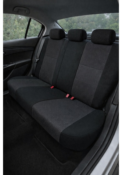 Dodge Se Nitro Jeep 2008 2+1 Ticari Aracınıza Uyum Sağlayan Oto Koltuk Kılıfı -siyah Ticari