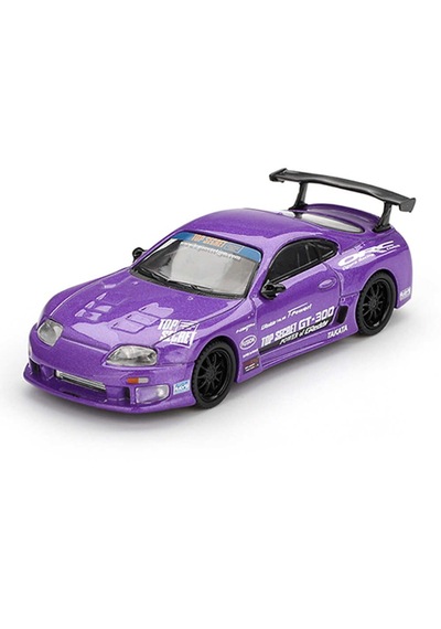 Mini Gt Mini Gt 1/64 Toyota Supra A80 Top Secret Gt-300 Top Secret Purple - Blister Paket 1067