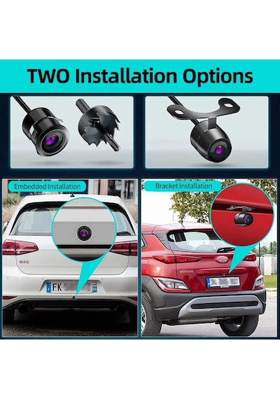 Kelebek Aparatlı Kamera Ön Yan Arka Kullanımlı 12 Volt