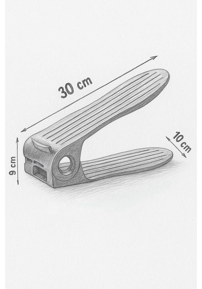 10 Adjustable-level Shoe Ramps Maximize Your Storage Space Plastik Siyah Tr Diğer
