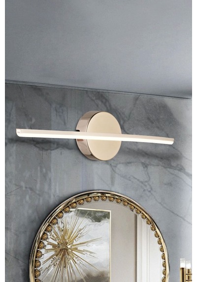 Pl 06 Model Gold 3 Renkli Koridor Ve Mutfak İçin İdeal Aplik Alüminyum Avize, 45x10 Gold