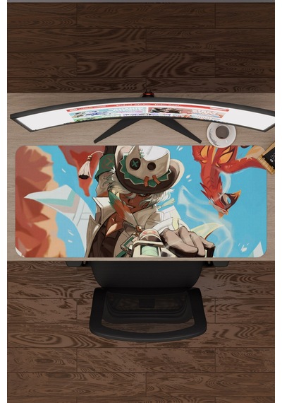 Ifa Genshin Impact Anime Oyuncu V4 - 90x40 Xxl Gaming Mouse Pad Fare Altlığı