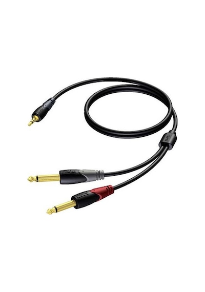 Procab Cla713 3.5 Mm Erkek Stereo. Mono Jacklı Ses Kablosu - 3M