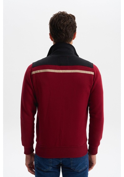 AR-MA Arma Erkek Slim Fit Örme Basic 3 İplik Şardonlu Dik Yaka Tam Fermuar Mont %70 Pamuk %30 Polyester K4myo9378 Bordo AR-MA Arma Erkek Slim Fit Örme Basic 3 İplik Şardonlu Dik Yaka Tam Fermuar Mont %70 Pamuk %30 Polyester K4myo9378 Bordo