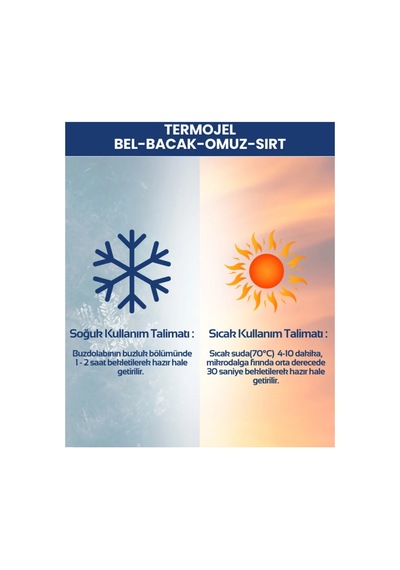 Termojel 27x35 Sıcak-soğuk Kompres Lacivert
