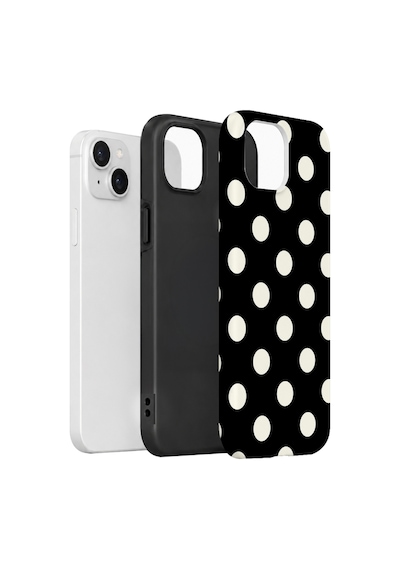 Velvoria Valestra Siyah Krem Puantiye Apple iPhone Uyumlu 14 Plus Darbe Korumalı Kılıf Valestra Select - Siyah Krem Puantiye Velvoria Valestra Siyah Krem Puantiye Apple iPhone Uyumlu 14 Plus Darbe Korumalı Kılıf Valestra Select - Siyah Krem Puantiye