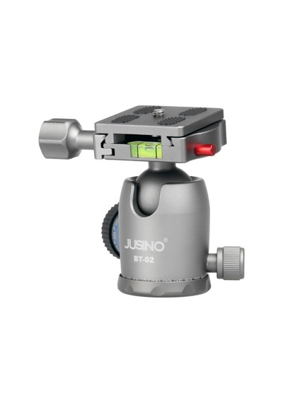 Jusino Bt-02 Profesyonel Tripod Kafası Aluminyum Gümüş Renk