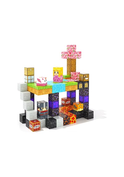 Minecraft Manyetik Küp Blok Yapı Taşı 100 Parça