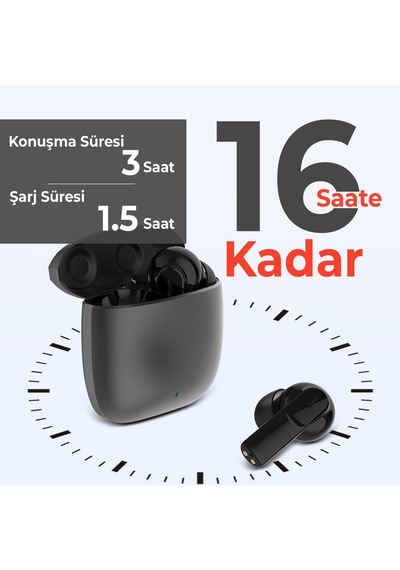 Bix Soundcraft TW4 Bluetooth 5.3 Metal ENC Kulak içi Kulaklık