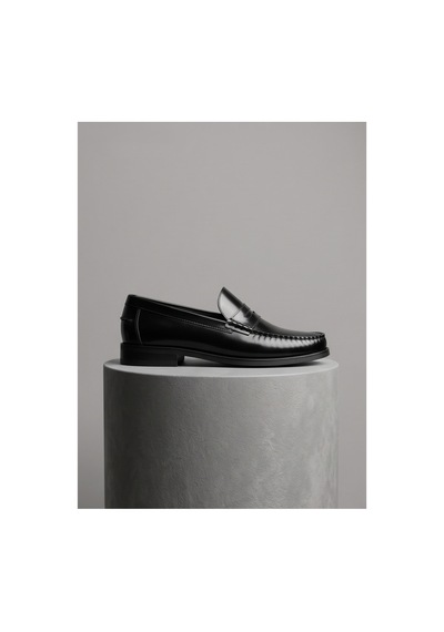 Crc Ayakkabı Signature Series Hakiki Deri El İşçiliği Klasik Loafer Siyah