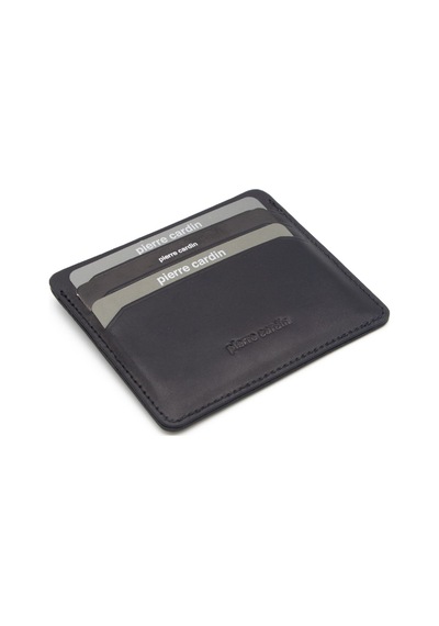 Pierre Cardin Siyah Unisex Deri Kartlık 0046 Siyah