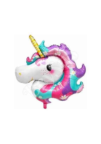 Unicorn Folyo Balon Çok Renkli