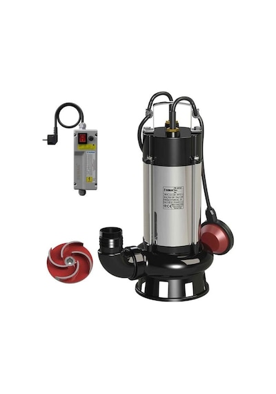 Sumak Sdf 14/2 Paslanmaz Gövdeli Foseptik Dalgıç Pompa Monofaze 220 V 1.5 Hp