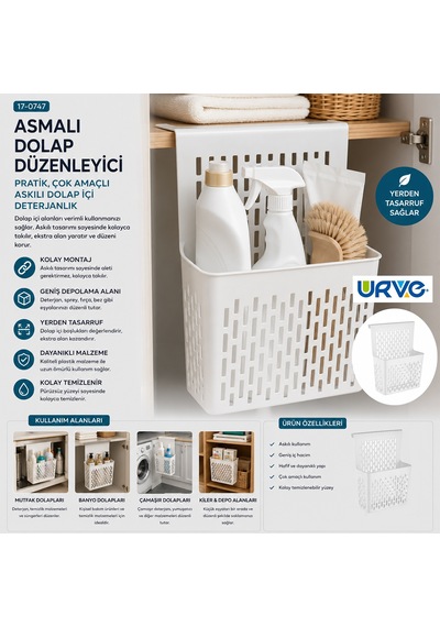 Diyarı Fırsat Asılabilir Dolap İçi Düzenleyici 255x110x325 Mm 48'li Paket Diğer