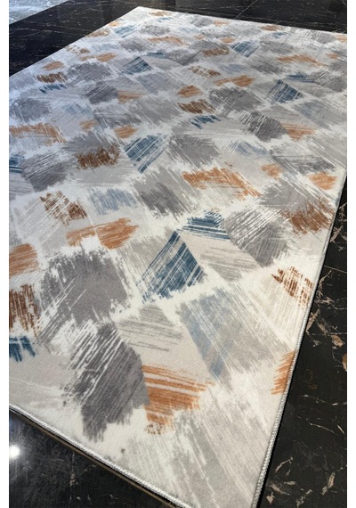 Villadia Home Textile Kaymaz Taban Modern Desen Halı Yolluk Leke Tutmaz Kolay Temizlenir Koridor Salon Yatak Mutfak Odası Vd4043multi Multi