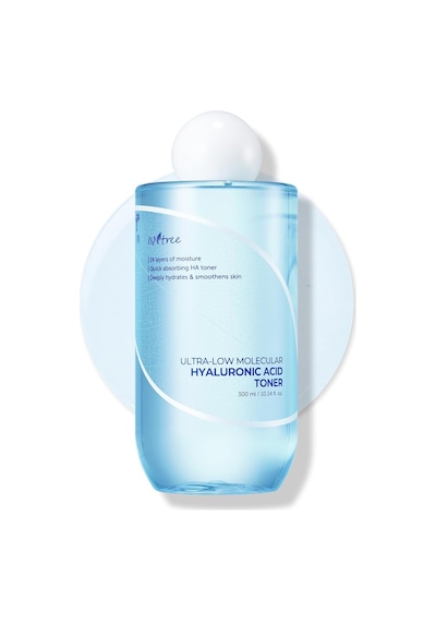 Ultra Düşük Moleküler Hiyalüronik Asit Toner 300 Ml 10,14 Fl.oz Hızlı Emici Hiyalüronik Asit Toner Cildi Derinlemesine Nemlendirir Ve Pürüzsüzleştirir