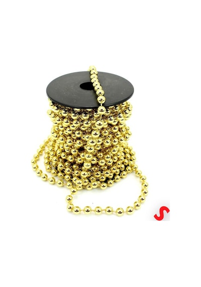 Zincir Boncuk Makara, 6mm X 8mt - Altın 1+