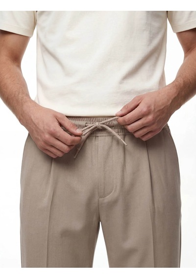 Koton Viskon Bej Erkek Pantolon 6sam40005hw