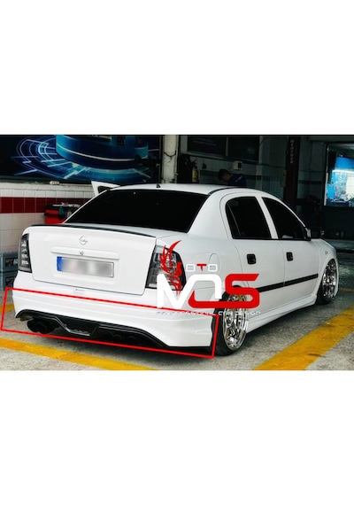 Opel Astra G Sedan Custom Arka Tampon Eki Fibeglass Boyasız