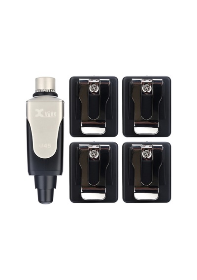 Xvive Xv-u45r4 4 Alıcı + 1 Vericili Kablosuz In-ear Monitör Sistemi Siyah