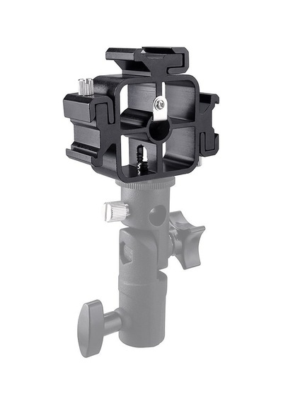 Tripod veya Işık Standı için 3 Flaş Sabitleme Adaptörü