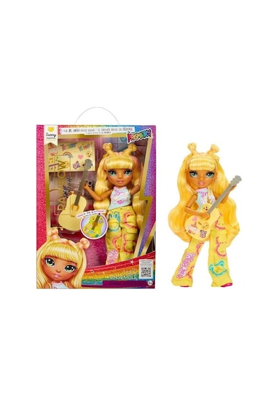 Rainbow High Jr High Rock Grubu Moda Bebek Serisi Skyler, Sunny, Bella Ve Amaya, Müzik Aksesuarlarıyla 37229762