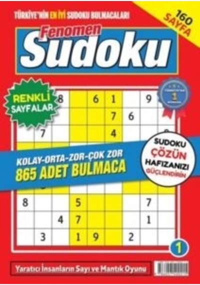 Fenomen Sudoku 1 -  Maxı Yayıncılık