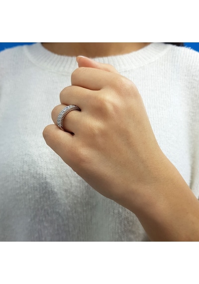 Lova 0,61 Karat Pırlanta Yarımtur Yüzük - 1040176